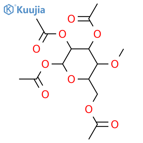 4-O-Methylgalactose; β-D-Pyranose-form, 1,2,3,6-Tetra-Ac structure