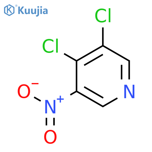 3,4-Dichloro-5-nitropyridine structure