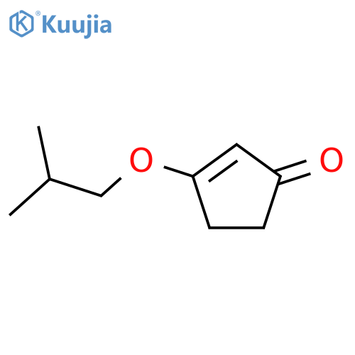 2-Cyclopenten-1-one, 3-(2-methylpropoxy)- structure