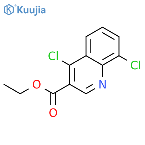 Ethyl 4,8-dichloroquinoline-3-carboxylate structure
