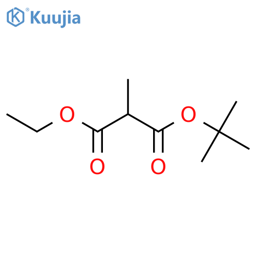 Propanedioic acid, methyl-, 1,1-dimethylethyl ethyl ester structure