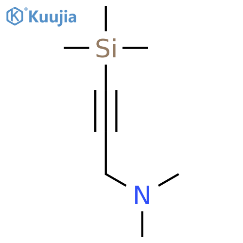 1-dimethylamino-3-(trimethylsilyl)-2-propyne structure
