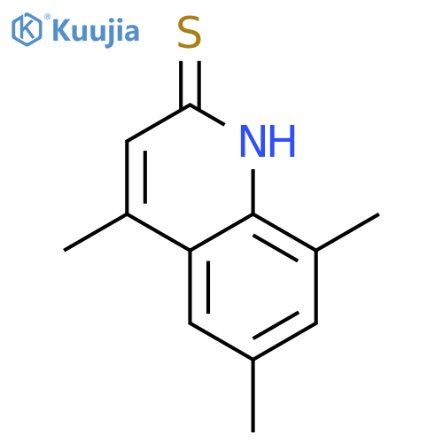 4,6,8-trimethyl-1,2-dihydroquinoline-2-thione structure