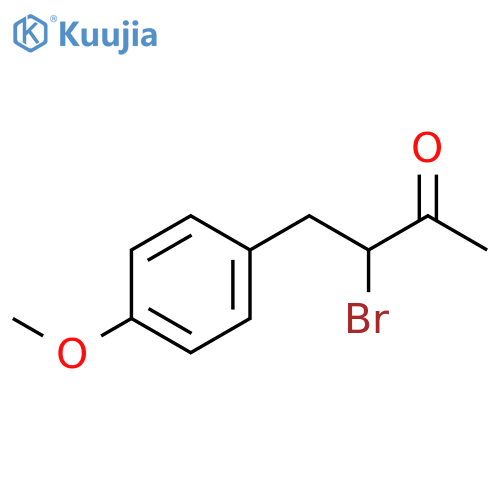 2-Butanone, 3-bromo-4-(4-methoxyphenyl)- structure