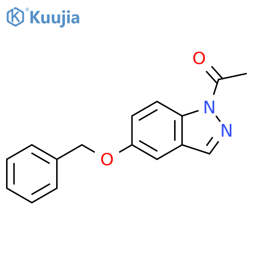 1-Acetyl-6-benzyloxy (1H)indazole structure