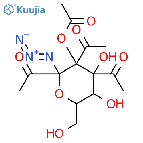 1,3,4,6-Tetra-O-acetyl-2-azido-2-deoxy-a-D-glucopyranose structure