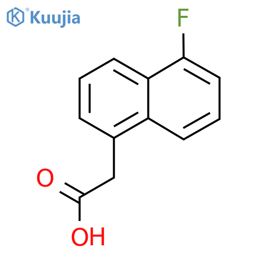 1-Naphthaleneacetic acid, 5-fluoro- structure