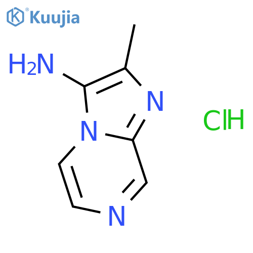 2-Methylimidazo[1,2-a]pyrazin-3-amine hydrochloride structure