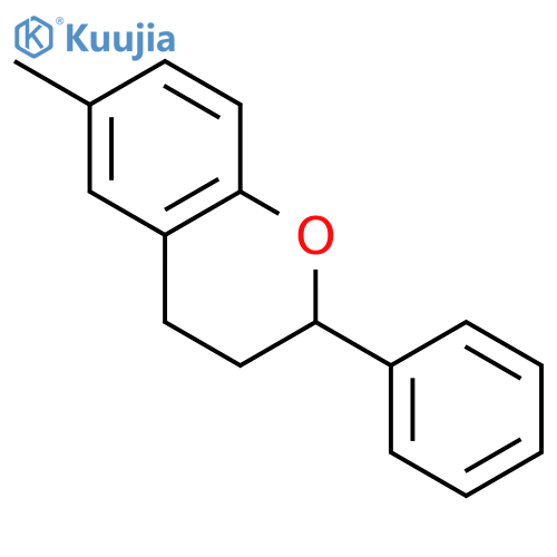 2H-1-Benzopyran,3,4-dihydro-6-methyl-2-phenyl-(9CI) structure