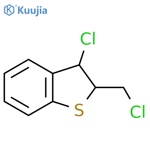 3-Chloro-2-(chloromethyl)-2,3-dihydro-1-benzothiophene structure