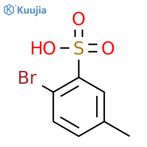 Benzenesulfonic acid, 2-bromo-5-methyl- structure