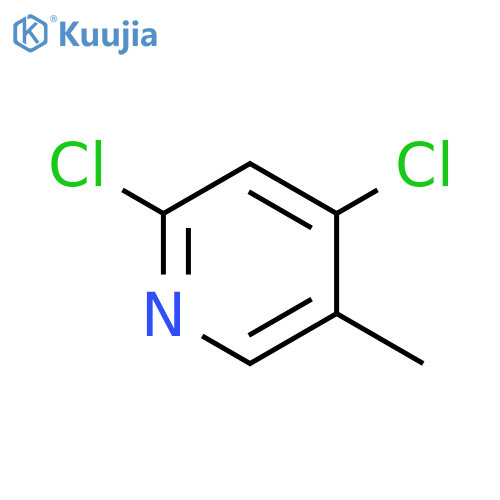 2,4-Dichloro-5-methylpyridine structure