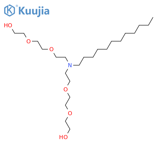 3,6,12,15-TETRAOXA-9-AZAHEPTADECANE-1,17-DIOL, 9-DODECYL- structure