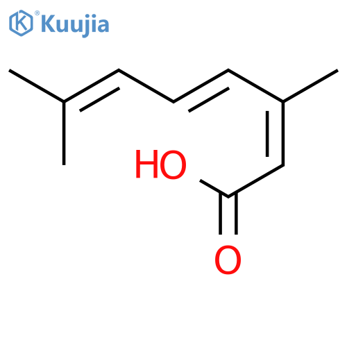 3,7-dimethyl-octa-2,4,6-trienoic acid structure