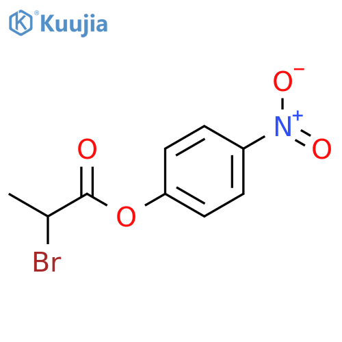 4-nitrophenyl 2-bromopropanoate structure