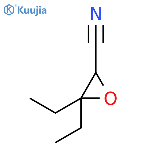 2-Oxiranecarbonitrile,3,3-diethyl- structure