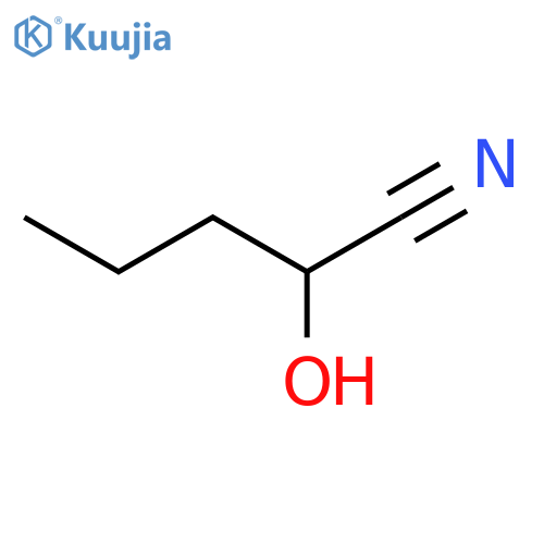 2-hydroxypentanenitrile structure