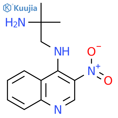 1,2-Propanediamine, 2-methyl-N1-(3-nitro-4-quinolinyl)- structure