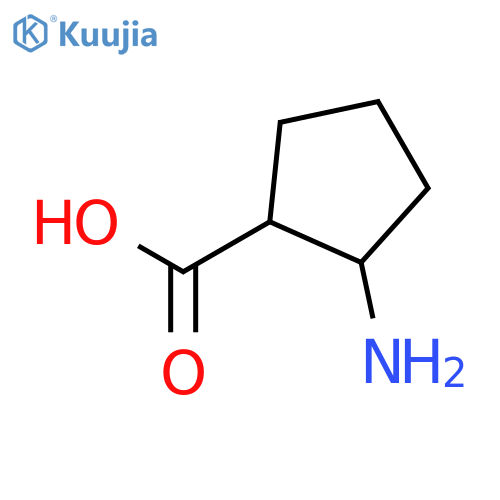 (1RS,2SR)-2-Aminocyclopentanecarboxylic acid structure