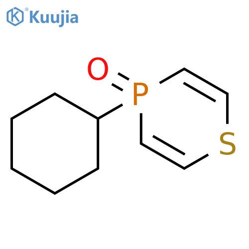 4H-1,4-Thiaphosphorin, 4-cyclohexyl-, 4-oxide structure
