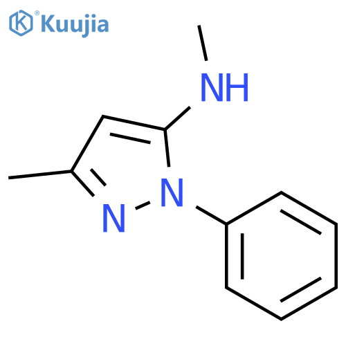 N,3-dimethyl-1-phenyl-1h-pyrazol-5-amine structure