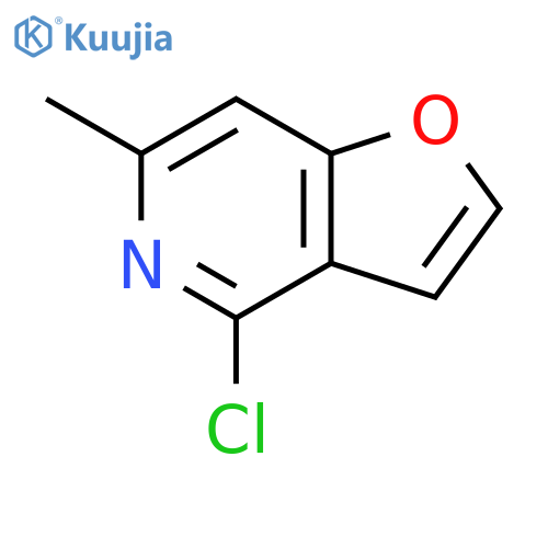 4-chloro-6-methyl-Furo[3,2-c]pyridine structure