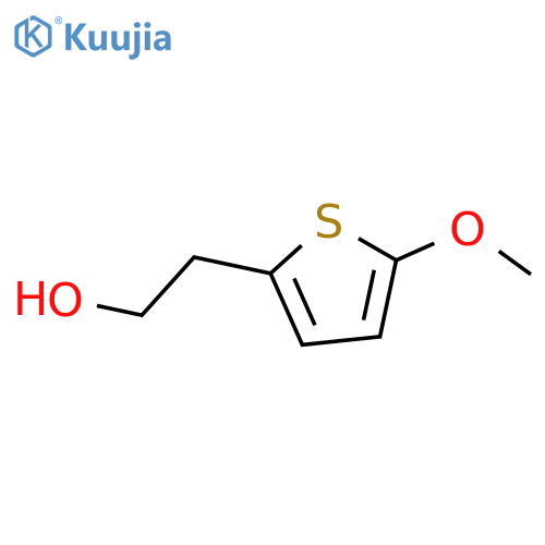 2-(5-methoxythiophen-2-yl)ethan-1-ol structure