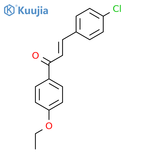 (E)-3-(4-Chlorophenyl)-1-(4-ethoxyphenyl)prop-2-en-1-one structure
