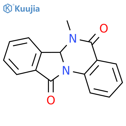 6-Methyl-6,6a-dihydroisoindolo[2,1-a]quinazoline-5,11-dione structure