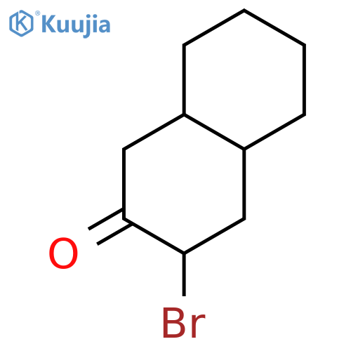 3-bromo-3,4,4a,5,6,7,8,8a-octahydro-1h-naphthalen-2-one structure