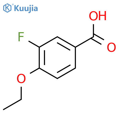 4-ethoxy-3-fluorobenzoic acid structure