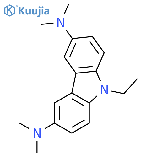9-ethyl-3-N,3-N,6-N,6-N-tetramethylcarbazole-3,6-diamine structure
