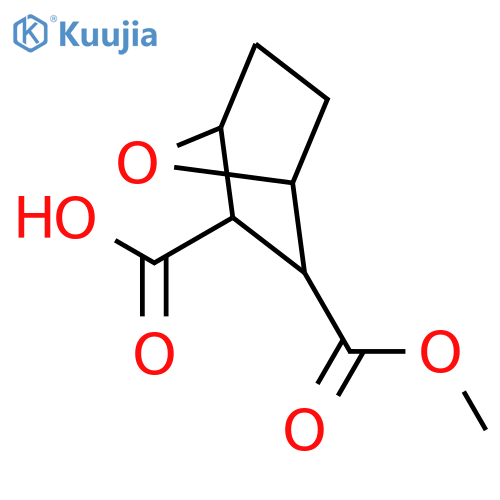 3-(methoxycarbonyl)-7-oxabicyclo2.2.1heptane-2-carboxylic acid structure