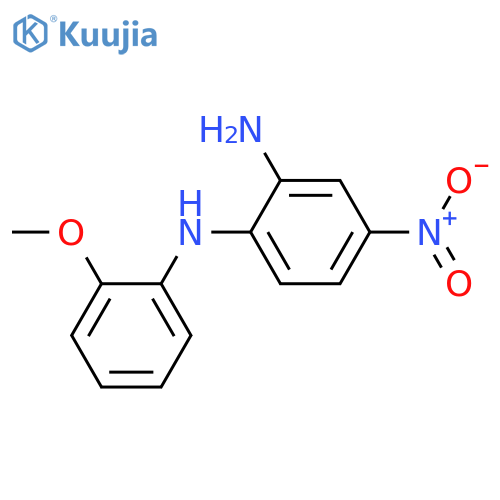 N*1*-(2-Methoxy-phenyl)-4-nitro-benzene-1,2-diamine structure