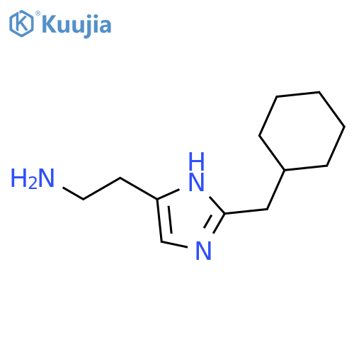 1H-IMIDAZOLE-4-ETHANAMINE, 2-(CYCLOHEXYLMETHYL)- structure