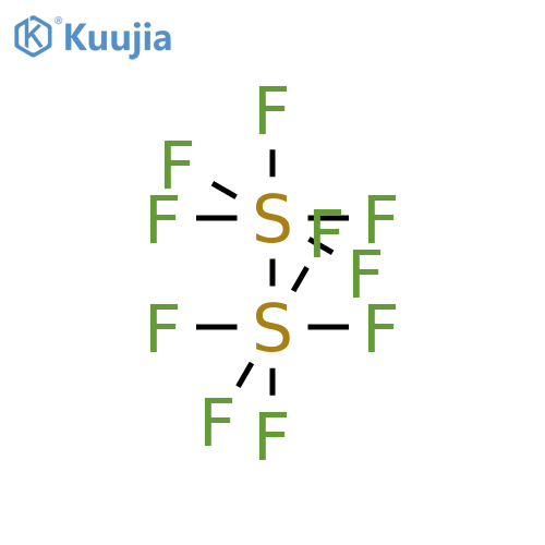 Sulfur fluoride (S2F10) structure
