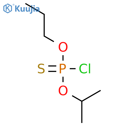 Phosphorochloridothioic acid, O-(1-methylethyl) O-propyl ester structure