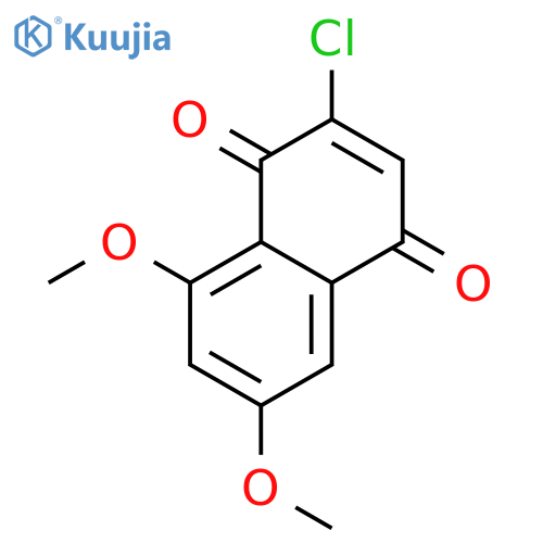 1,4-Naphthalenedione, 2-chloro-6,8-dimethoxy- structure