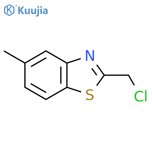 2-(chloromethyl)-5-methyl-1,3-benzothiazole structure