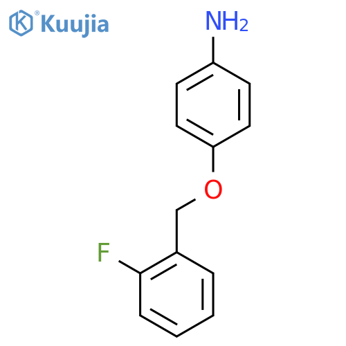 4-(2-Fluoro-benzyloxy)-phenylamine structure