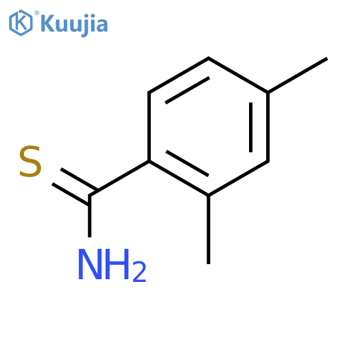 2,4-dimethylbenzene-1-carbothioamide structure