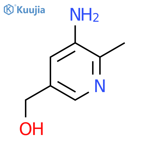 (5-Amino-6-methylpyridin-3-yl)methanol structure