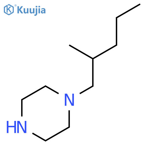 1-(2-methylpentyl)piperazine structure