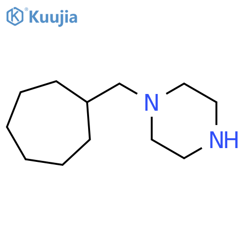 1-(cycloheptylmethyl)piperazine structure