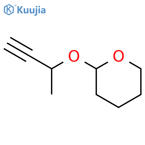 2H-Pyran, tetrahydro-2-[(1-methyl-2-propynyl)oxy]- structure