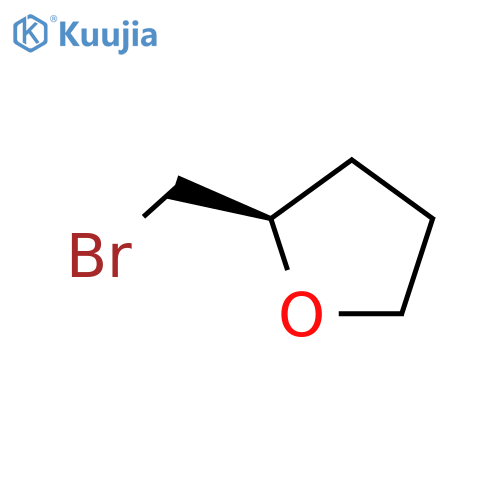 (2R)-2-(bromomethyl)oxolane structure