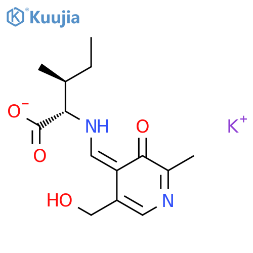 PYRIDOXYLIDENE-L-ISOLEUCINE POTASSIUM SALT structure