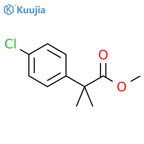 Methyl 2-(4-chlorophenyl)-2-methylpropanoate structure