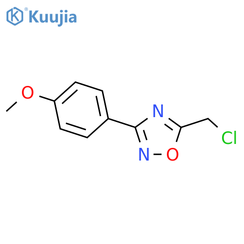 5-(chloromethyl)-3-(4-methoxyphenyl)-1,2,4-oxadiazole structure