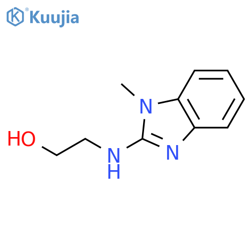 2-(1-Methyl-1H-benzoimidazol-2-ylamino)-ethanol structure